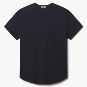 Pima Curved Hem Tee