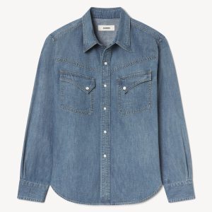 Japanese Denim Lubbock Longhorn Shirt