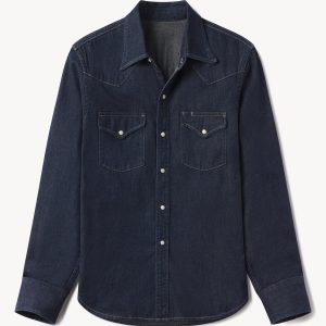 Nep Denim Western Shirt