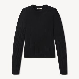 Featherweight Silk Cashmere L/S Crew